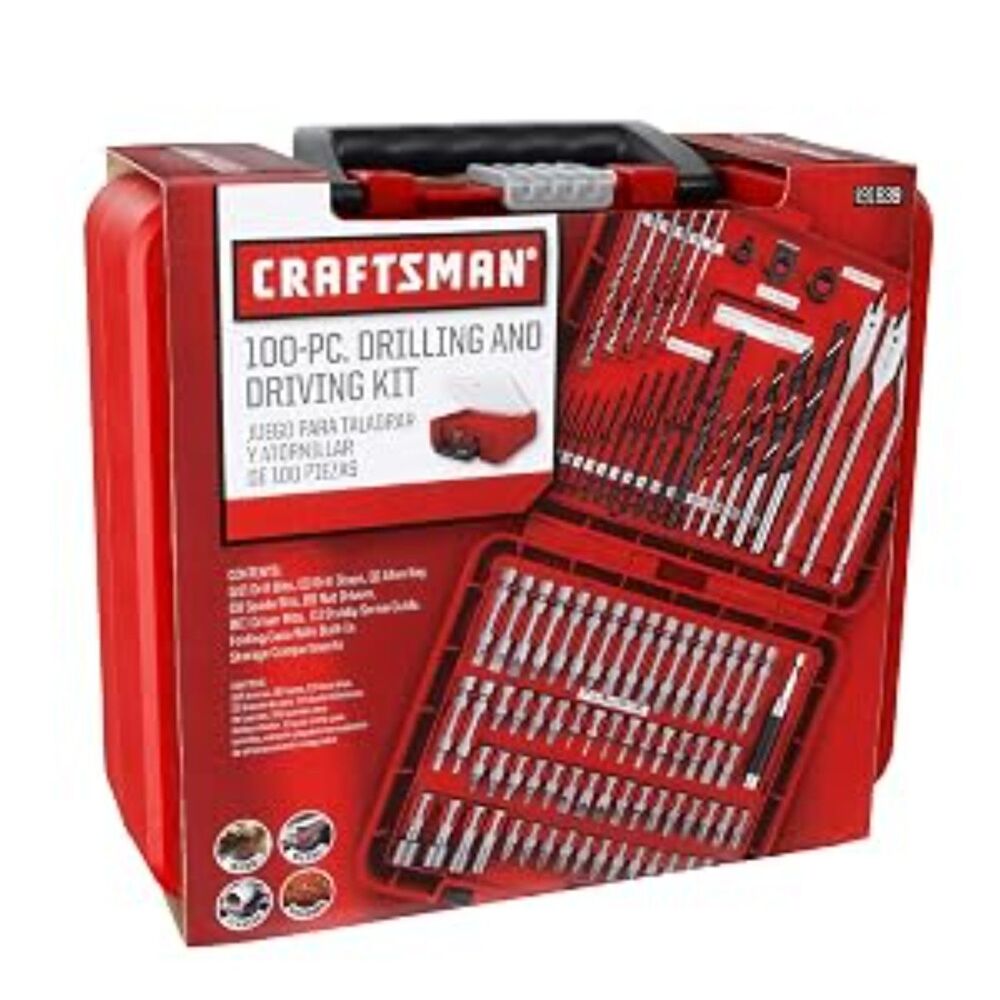 Craftsman 100-Piece Drill & Drive Bit Set 931639 w/ Carrying Case